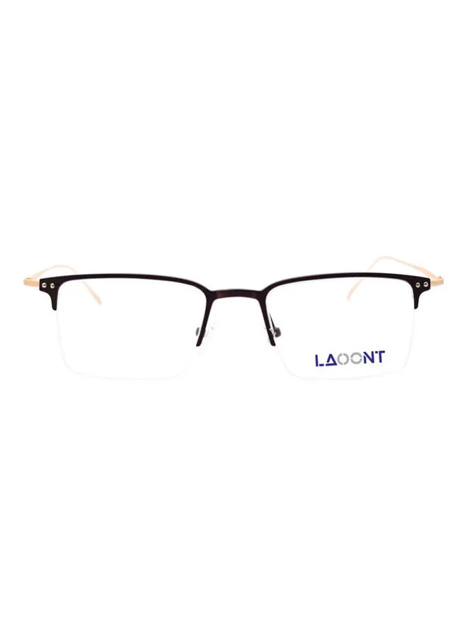 نظارة لاونت للرجال إطار مستطيل شبه بدون إطار