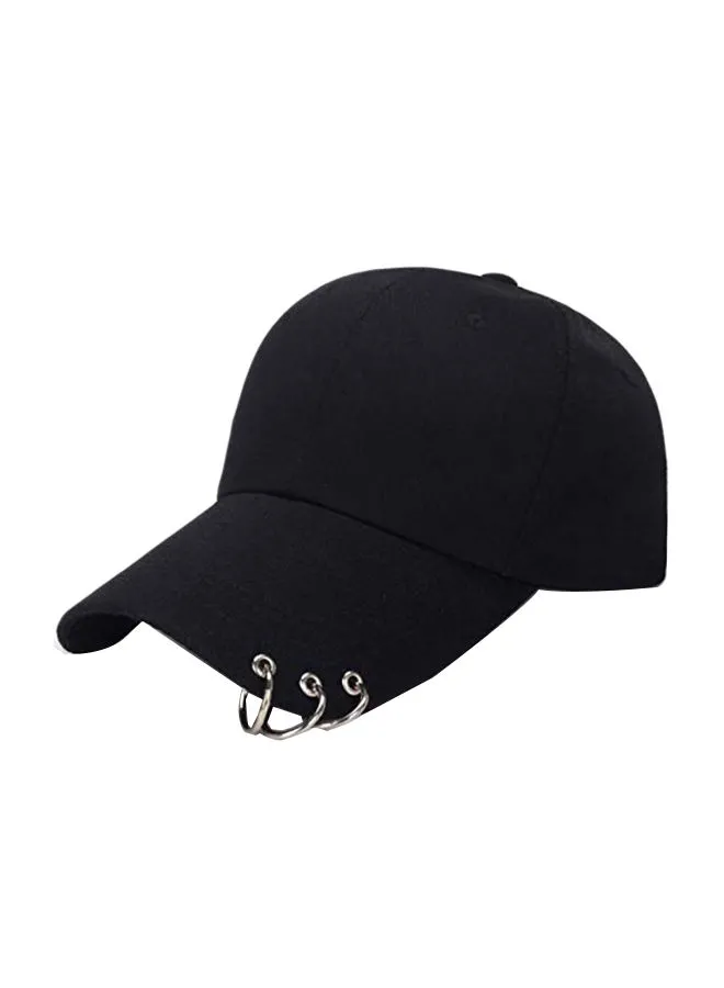 Generic قبعة بيسبول كلاسيك صيفية سوداء / فضية