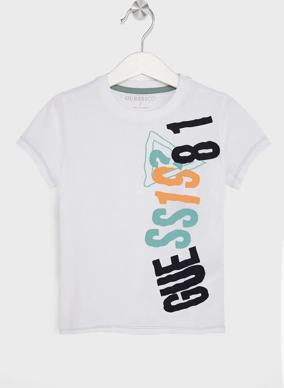 GUESS Kids Vertical Logo T-Shirt