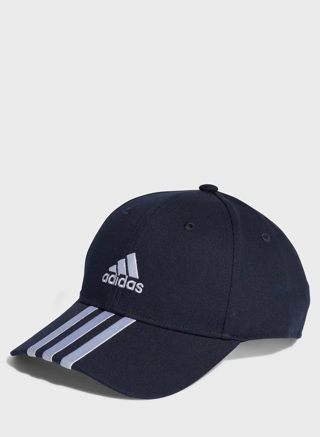 Adidas 3 Stripes Cotton Twill Baseball Cap