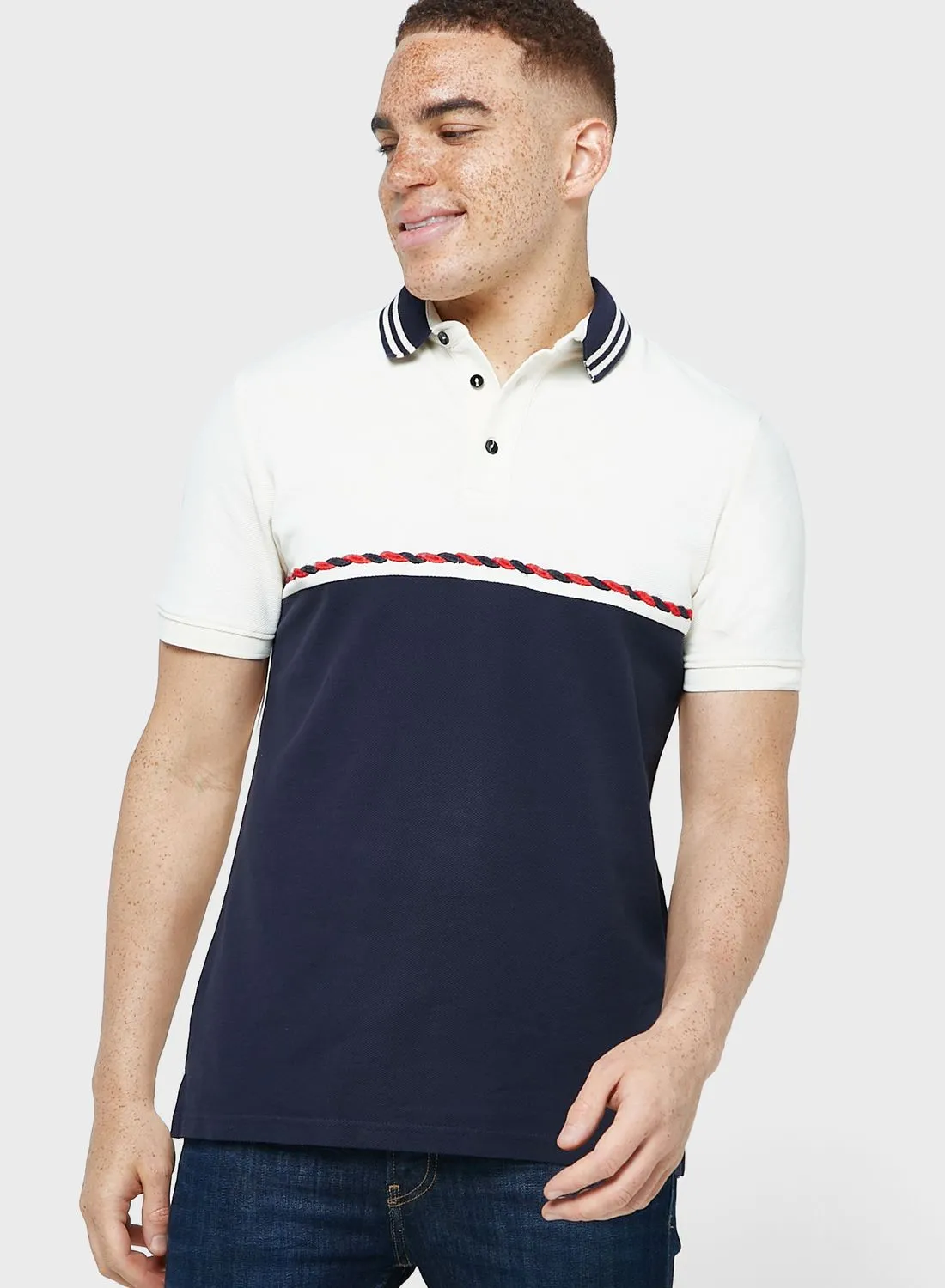 Iconic Essential Color Block Polo