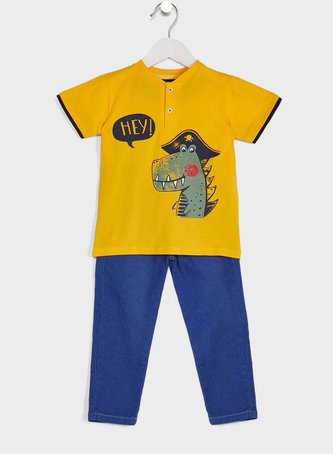 Babybol Infant Graphic T-Shirt & Jeans
