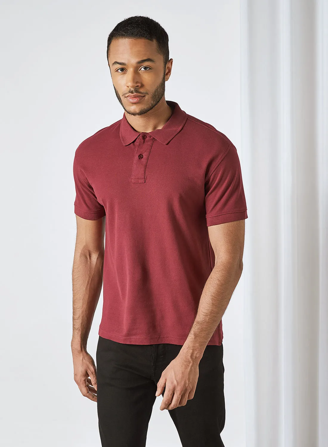 STATE 8 Solid Polo (عبوة من 3) متعدد