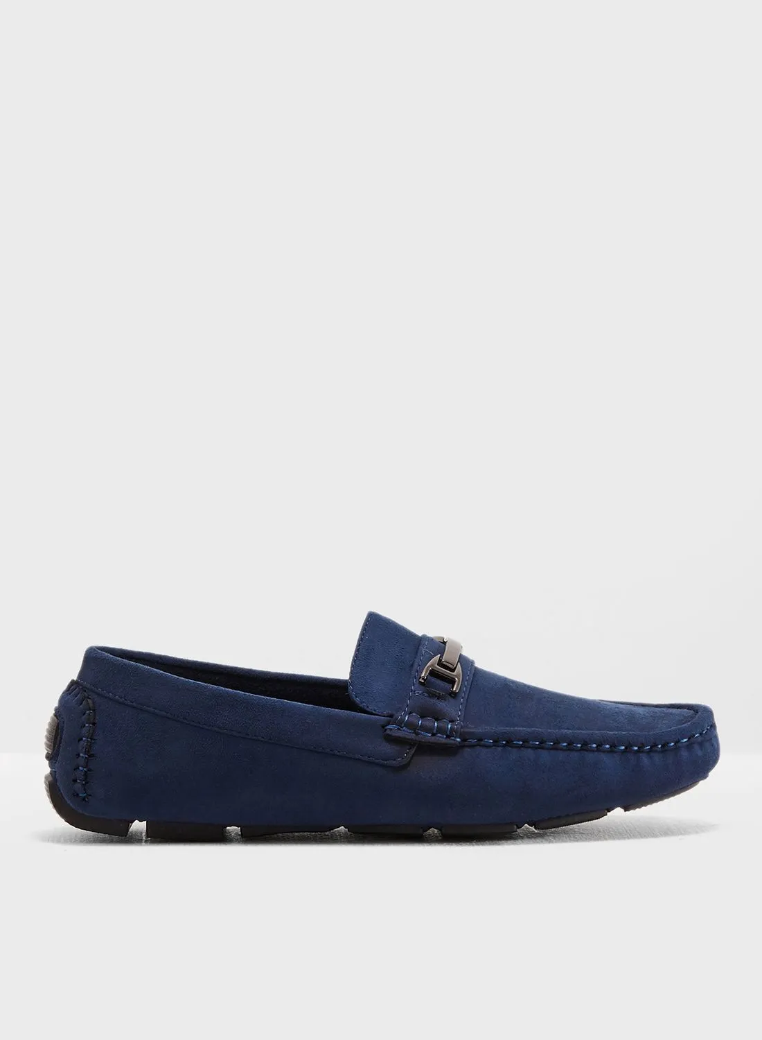 Robert Wood Faux Suede Moccasins