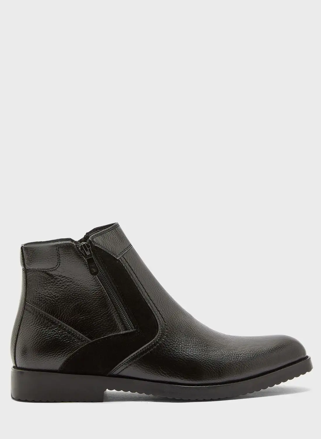 Robert Wood Faux Leather Chelsea Boots