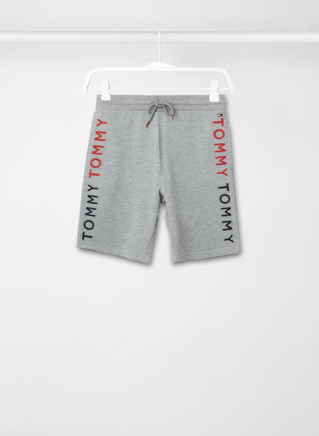 TOMMY JEANS Embroidered Logo Shorts Grey