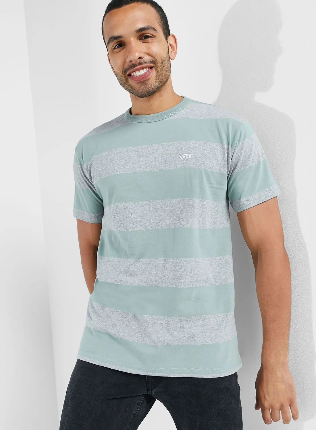 VANS Comfycush Stripe Knit T-Shirt