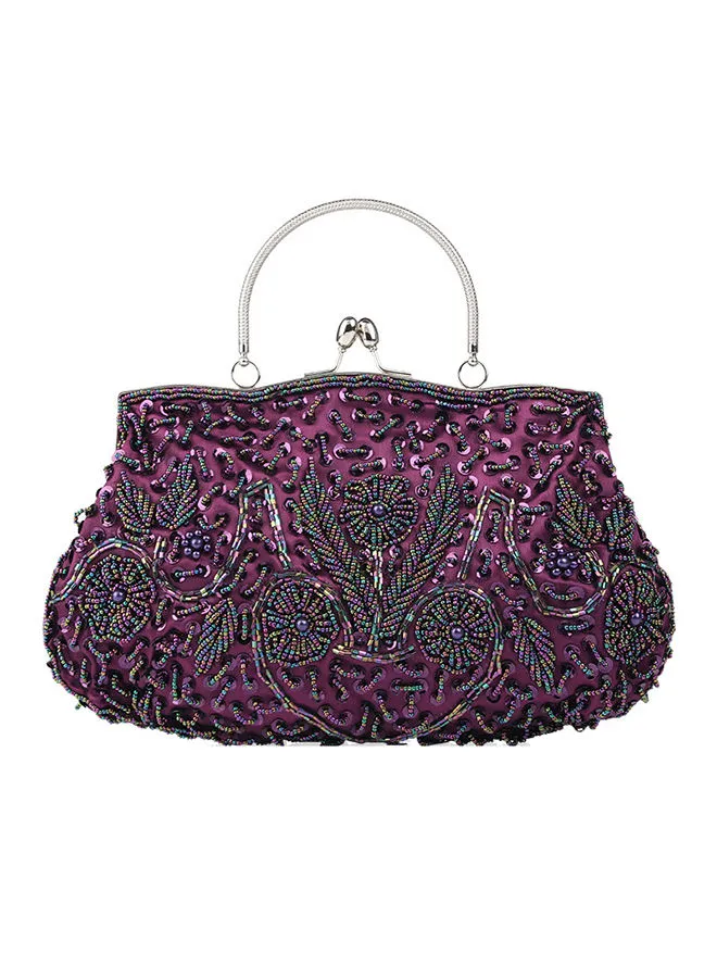 Generic Trendy Evening Clutch Bag Purple