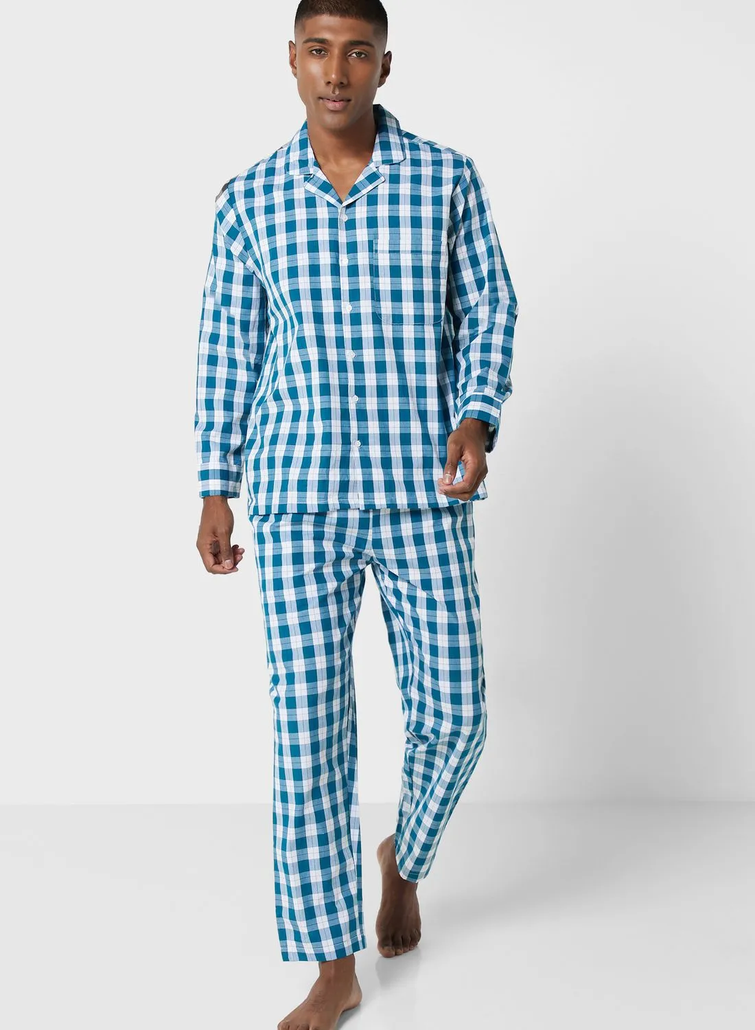 Robert Wood Check Pyjama Set