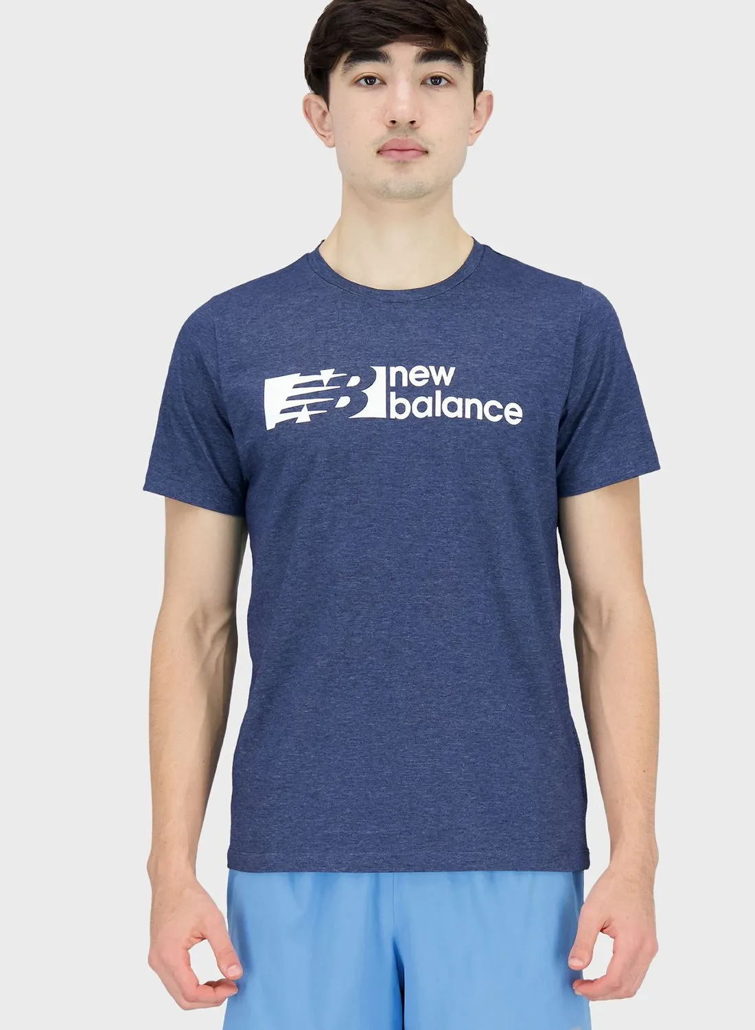 New Balance Heathertech Graphic T-Shirt