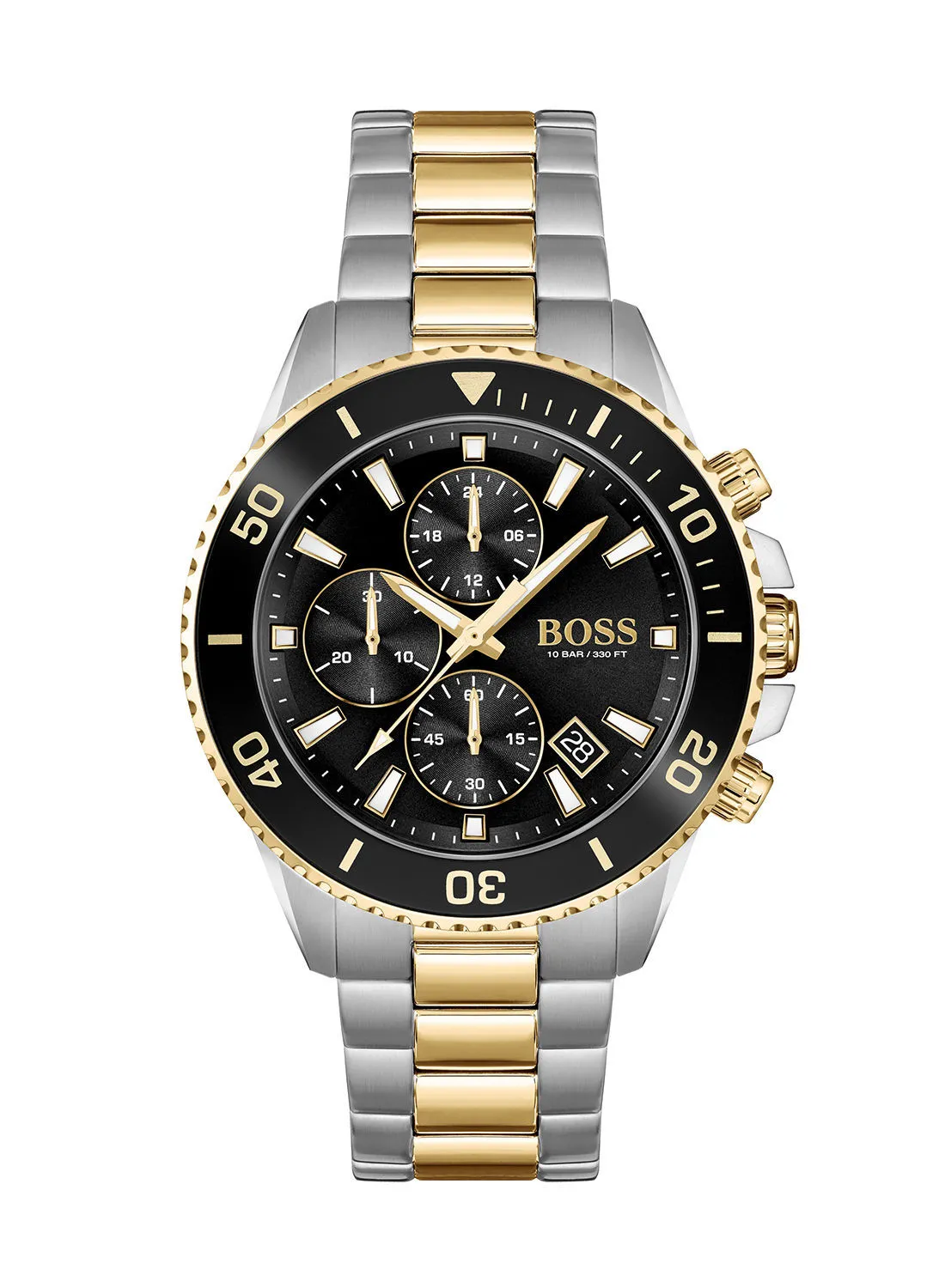 HUGO BOSS Men's Admiral  Black Dial Watch - 1513908
