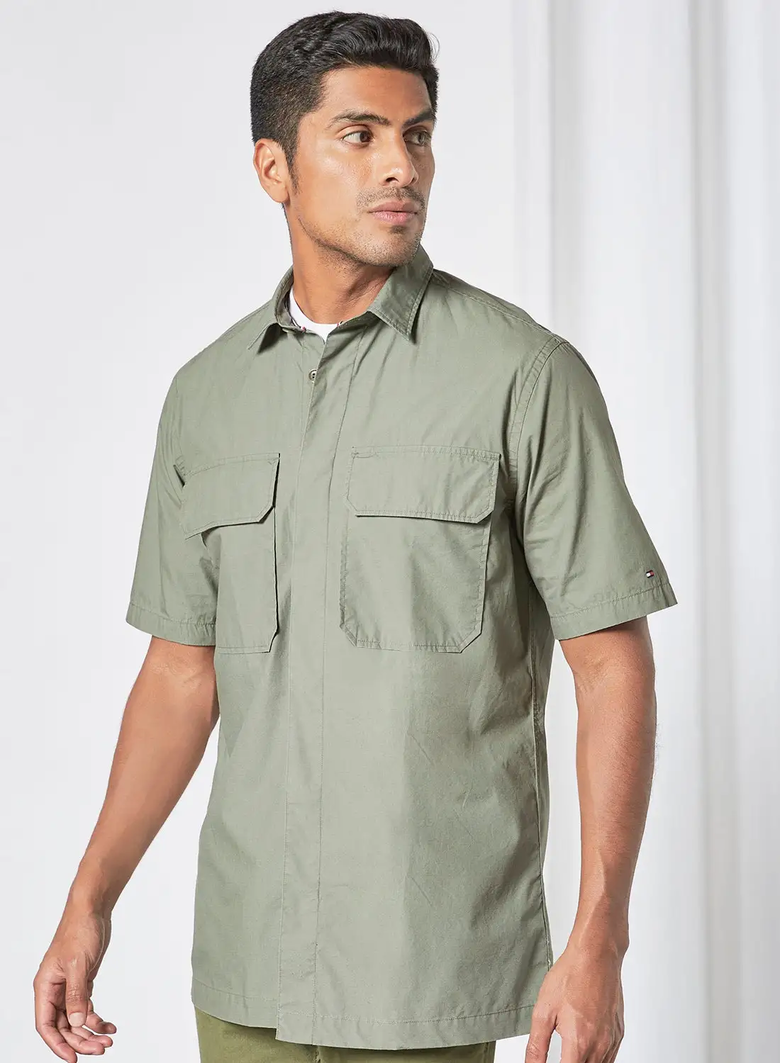 TOMMY HILFIGER Utility Pocket Shirt Green