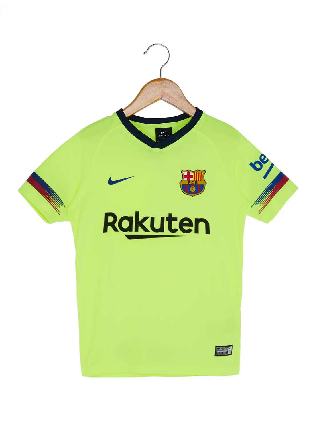 Nike FC Barcelona Football T-Shirt Green/Black/Red