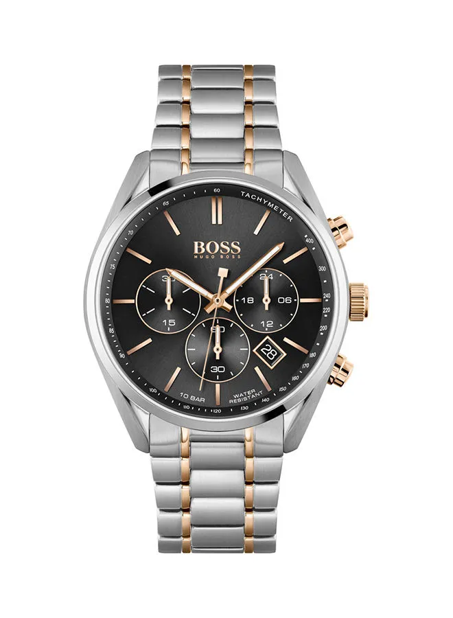 HUGO BOSS Men's Champion Black Dial Watch