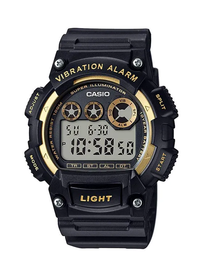 ساعة كاسيو الرجالية الرقمية W-735H-1A2VDF - 51 ملم - أسود