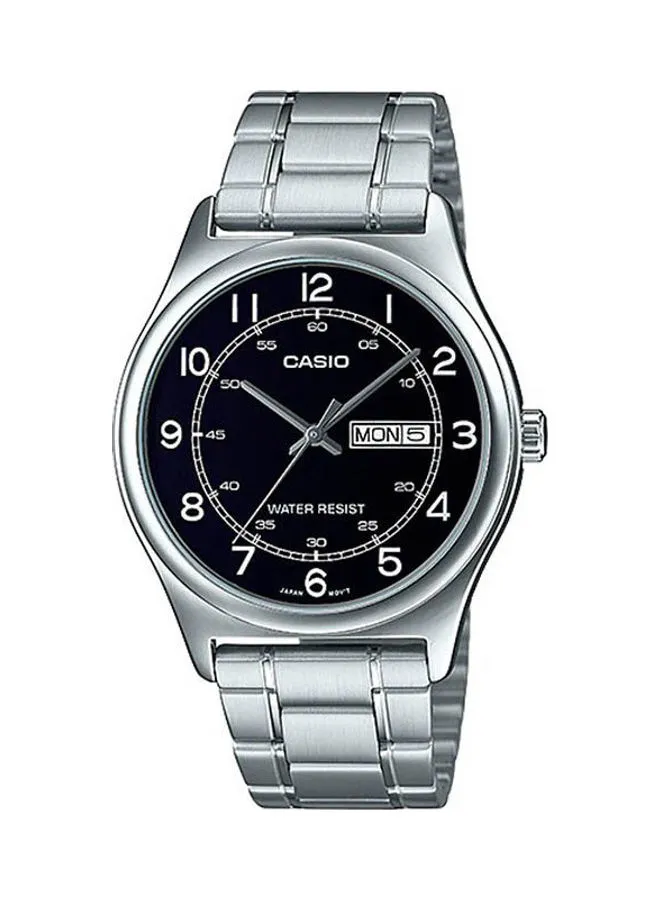 CASIO Men's Wrist Watch Water Resistant Round Stainless Steel Analog Mtp-V006D-1B2