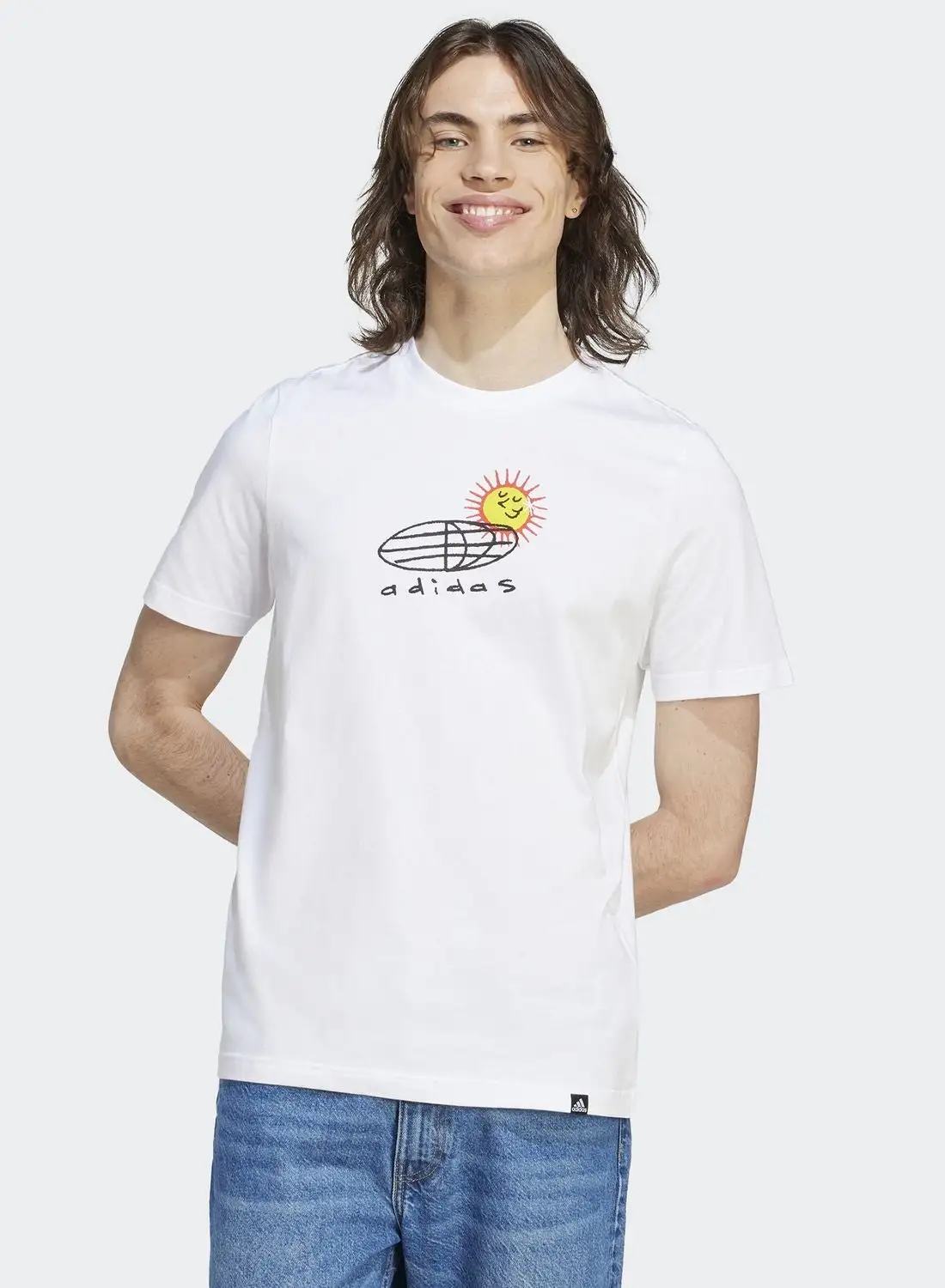 Adidas Sportswear Elevated Doodle Puff T-Shirt