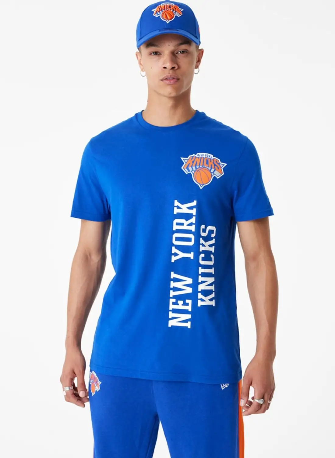 NEW ERA New York Knicks Colour Block T-Shirt