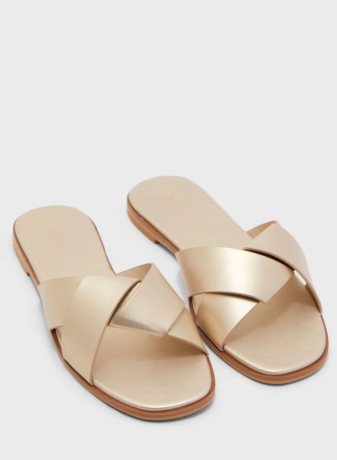 ELLA Flat Slide Sandals