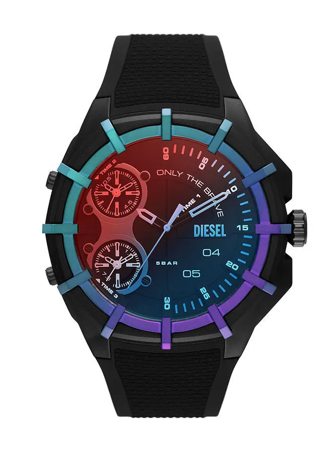 DIESEL Men's Analog Silicone Wrist Watch - DZ1986 - 51 mm
