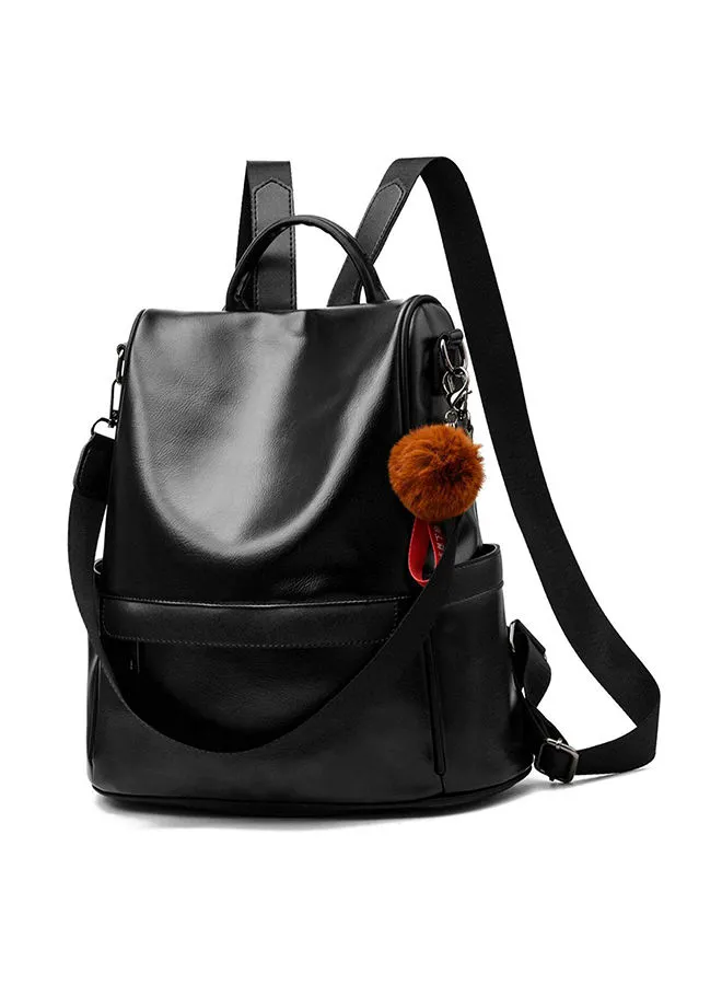 Generic Anti-theft Casual Shoulder Backpack Black