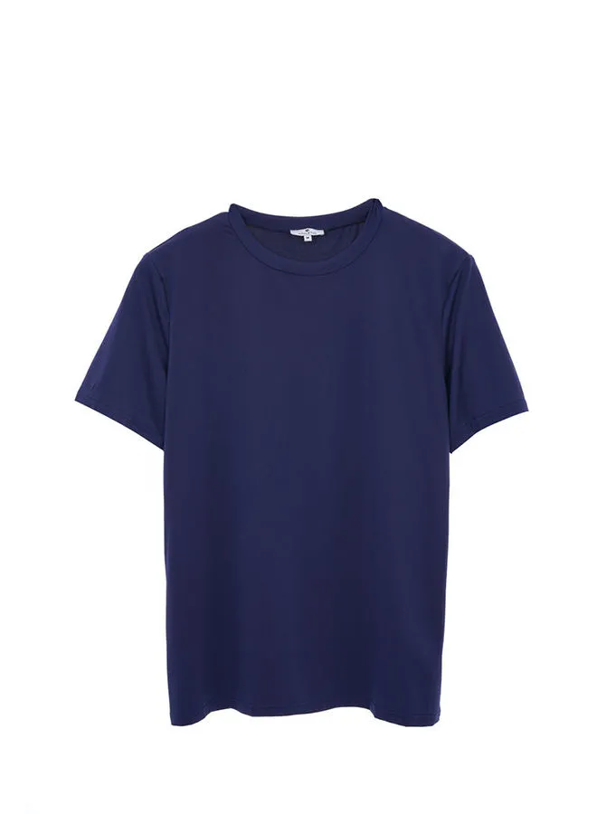 Athletiq Essential Sportswear Training T-Shirt Navy Blue