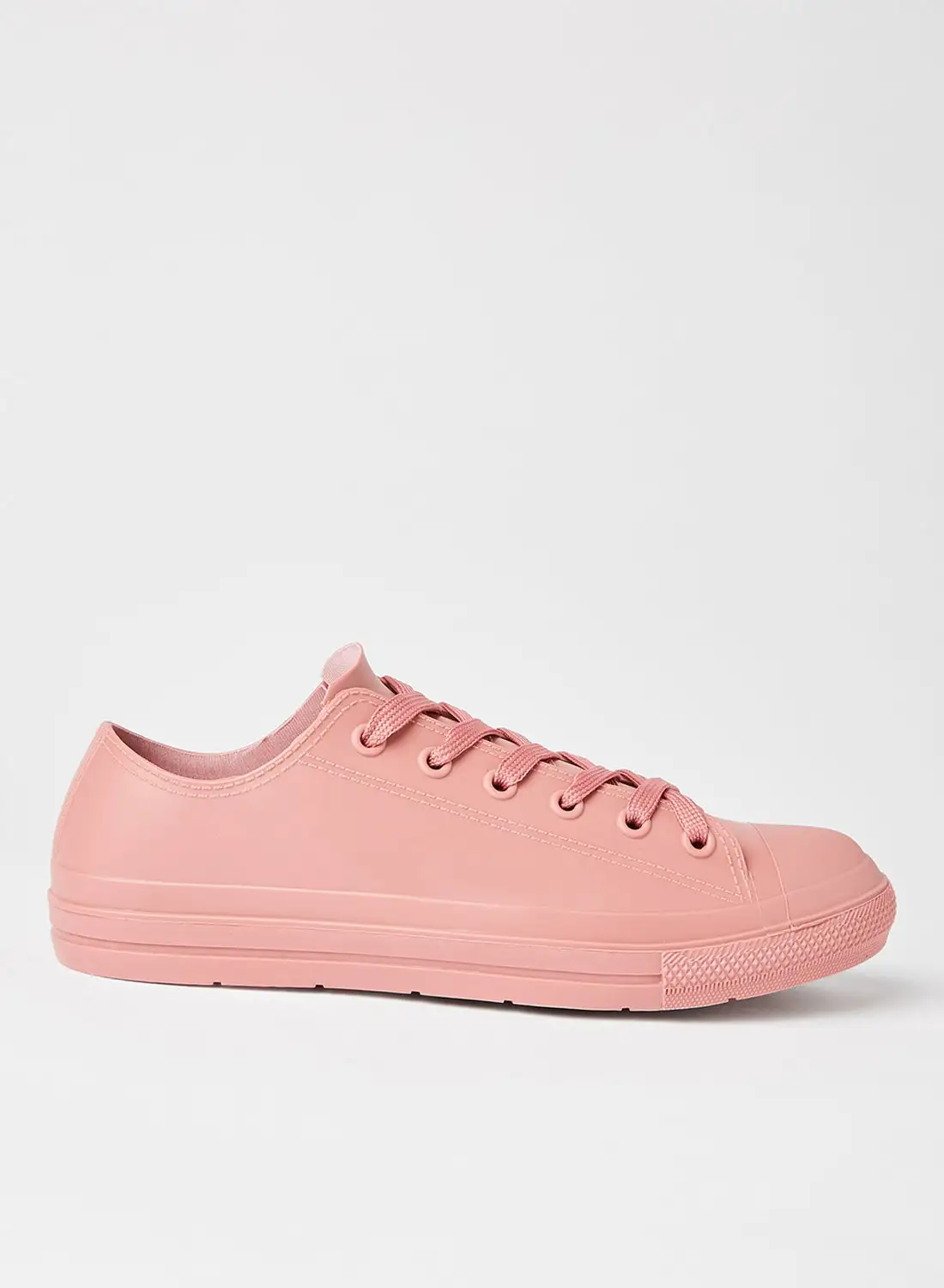 Qupid Neptune Faux Leather Sneakers Pink