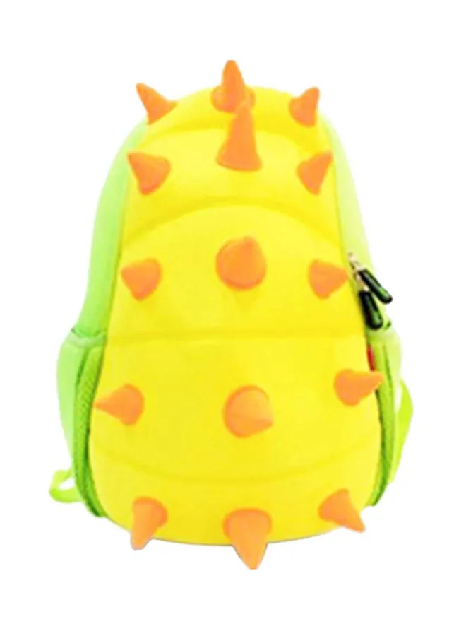 Nohoo Jungle Spiky Dinosaur Backpack Yellow/Green/Orange