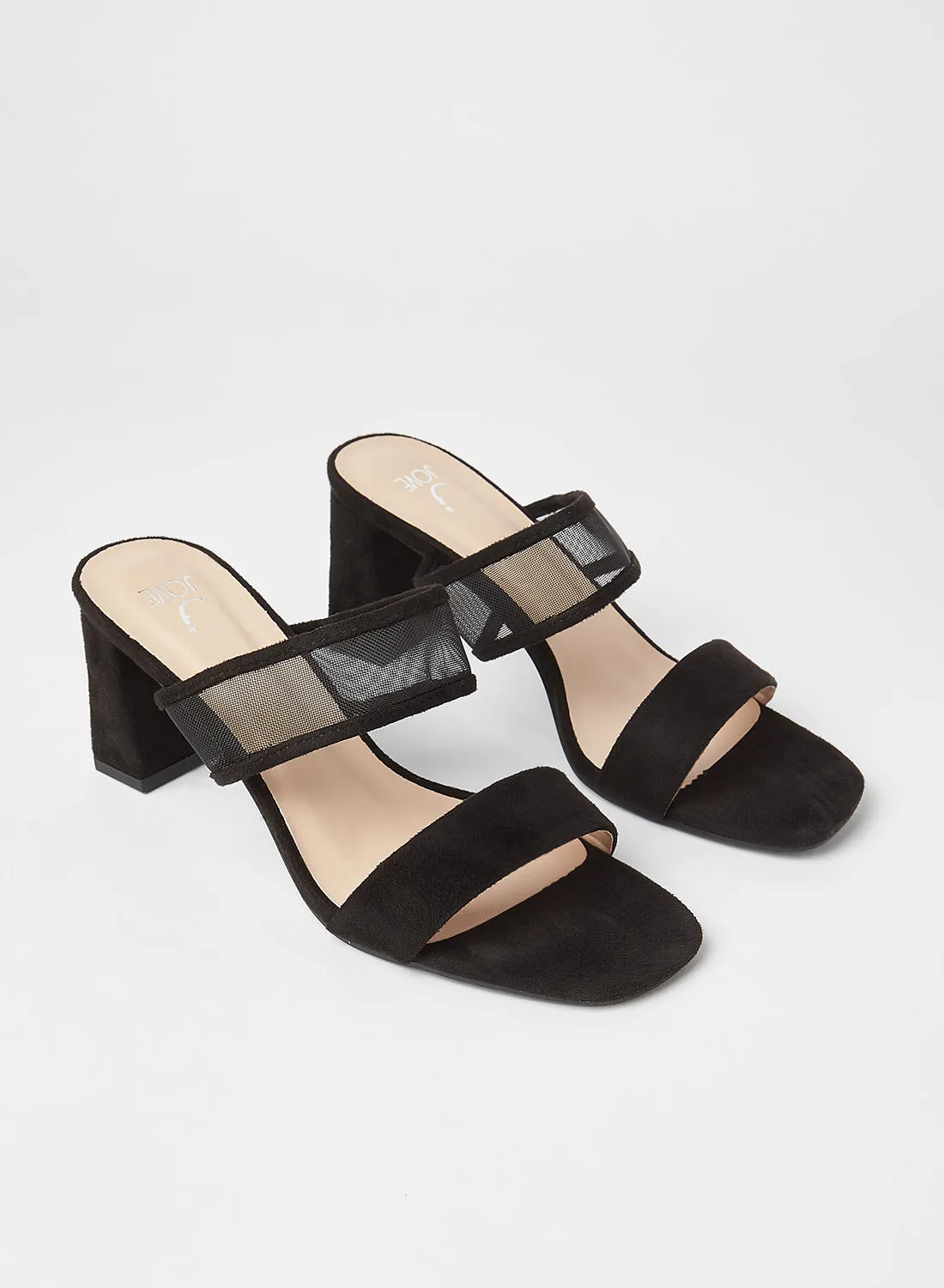 Jove Fashionable Heeled Sandals Black