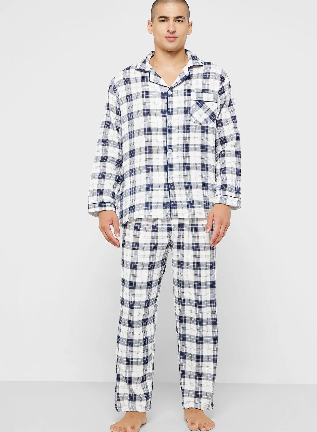 Robert Wood Check Pyjama Set