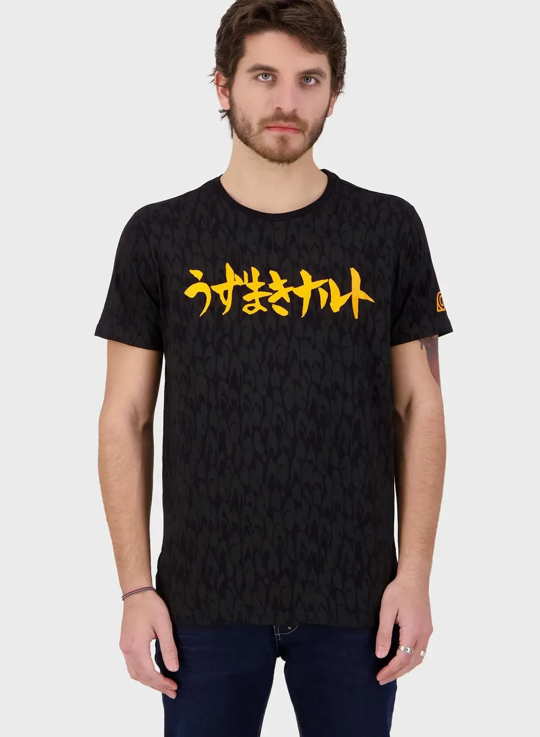 DIFUZED Naruto Shippuden Crew Neck T-Shirt