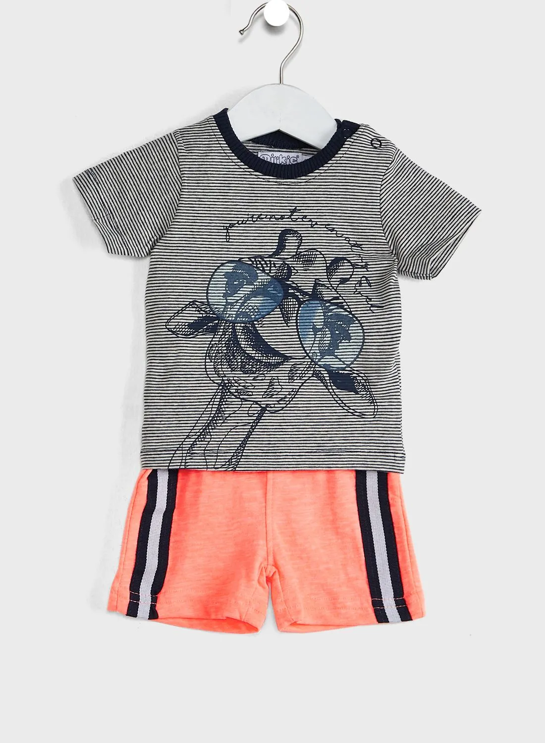 Dirkje Infant Graphic T-Shirt + Shorts Set