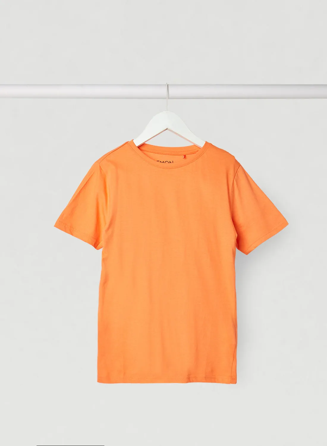 Lemon Beret Solid Design Short Sleeves T-Shirt Camelia