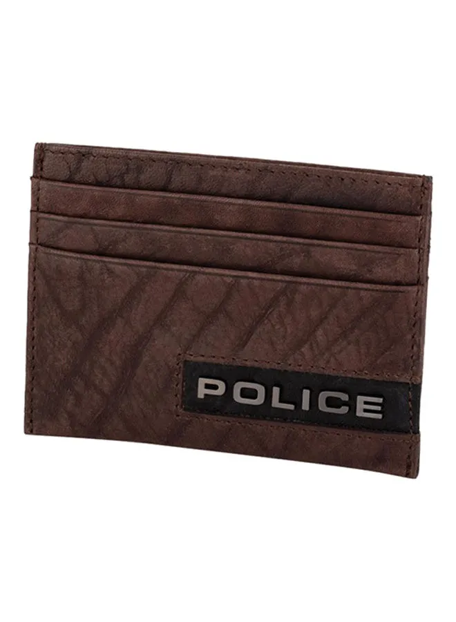 POLICE Droid Card Case Brown