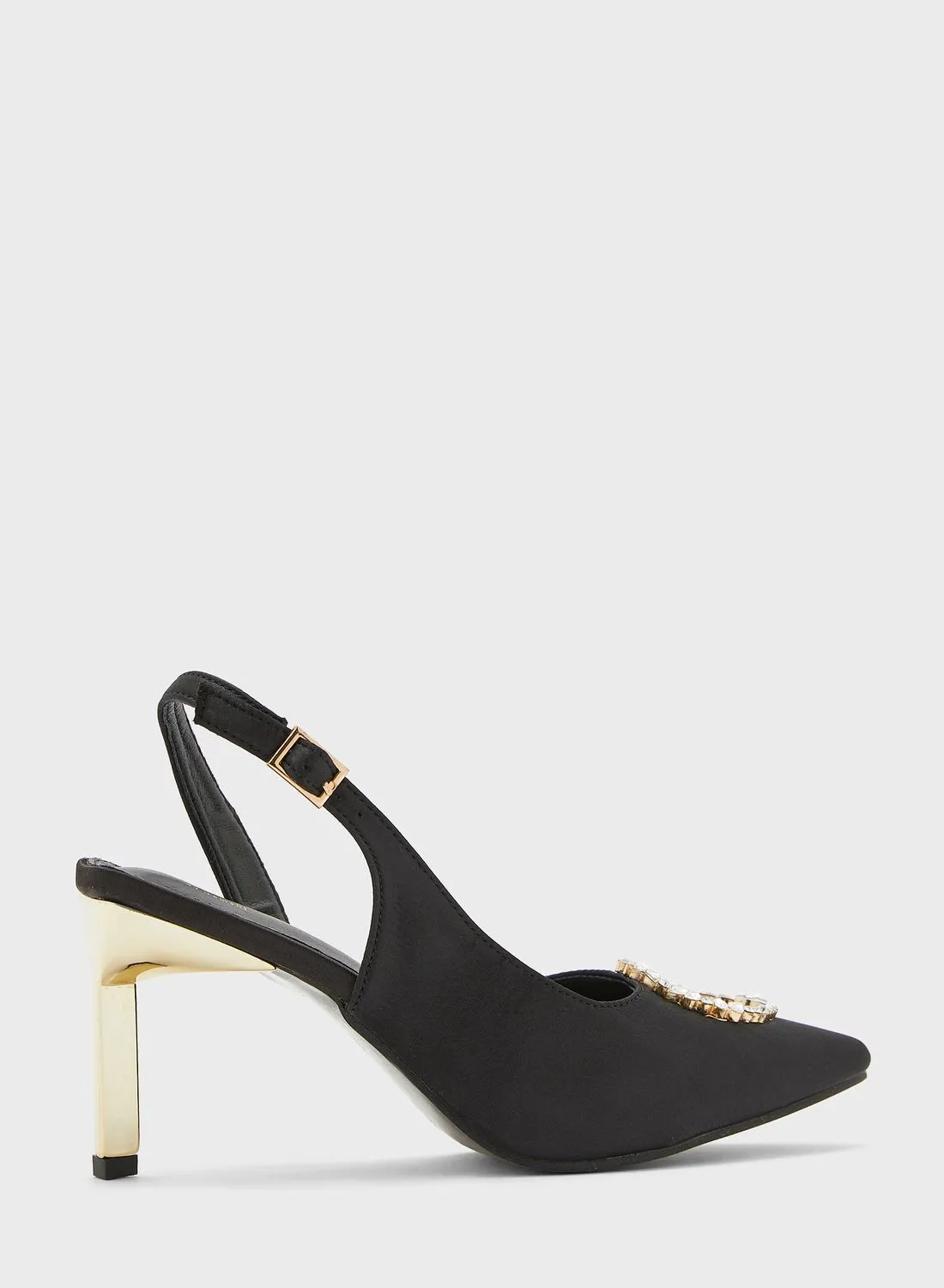 Ella Limited Edition Pointed-Toe Pumps With Crystal Buckle