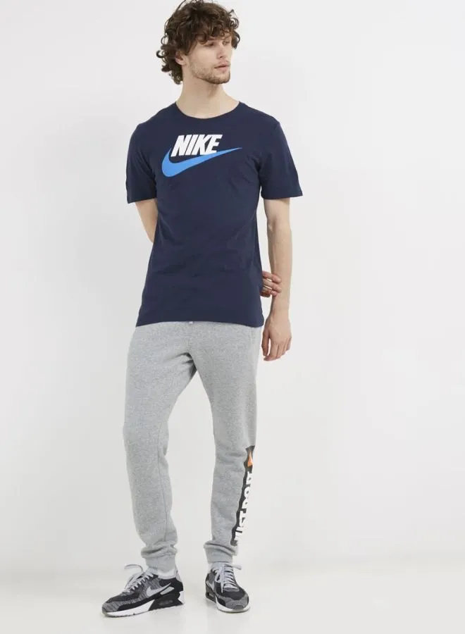 Nike Futura Icon Short Sleeves T-shirt Navy Blue/White