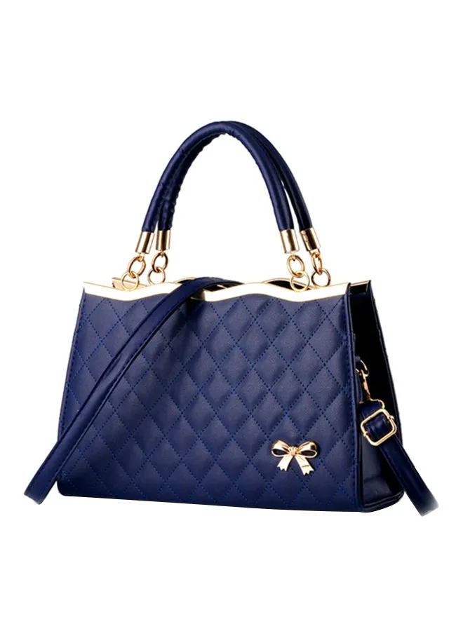 Generic Leather Shoulder Bag Blue