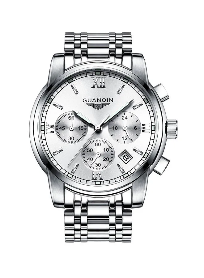 GUANQIN Men's Stainless Steel Analog+Digital Wrist Watch GS19018H