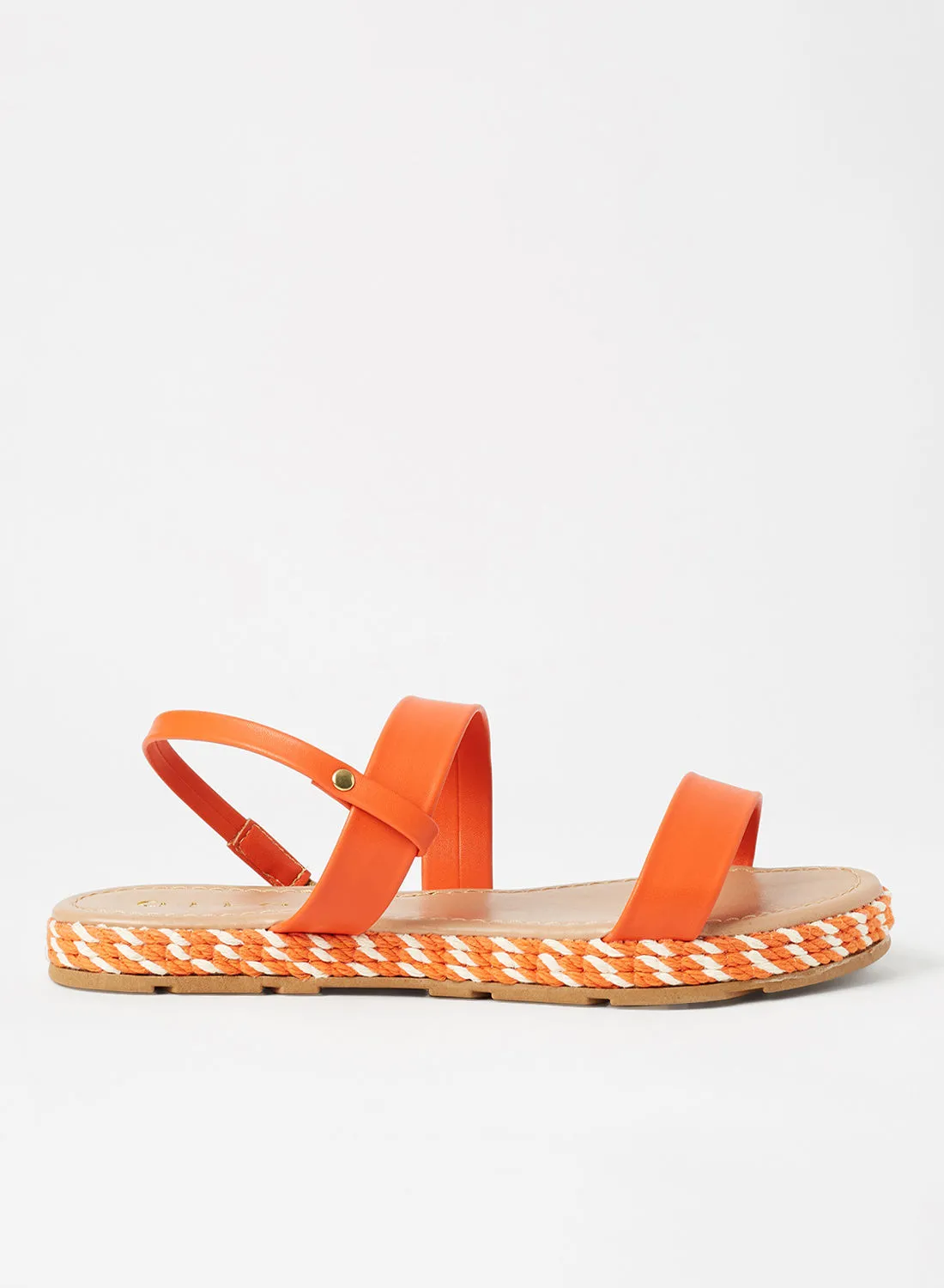 Aila Casual Flat Sandals Tan