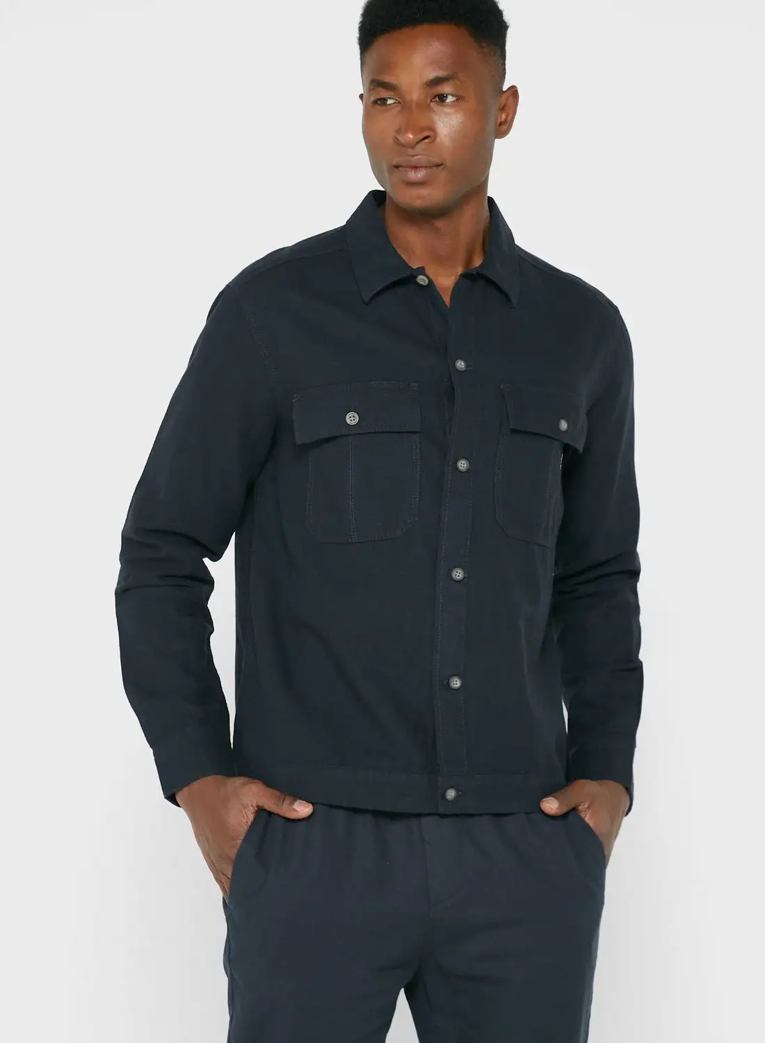 Only & Sons Double Pocket Regular Fit Shirt