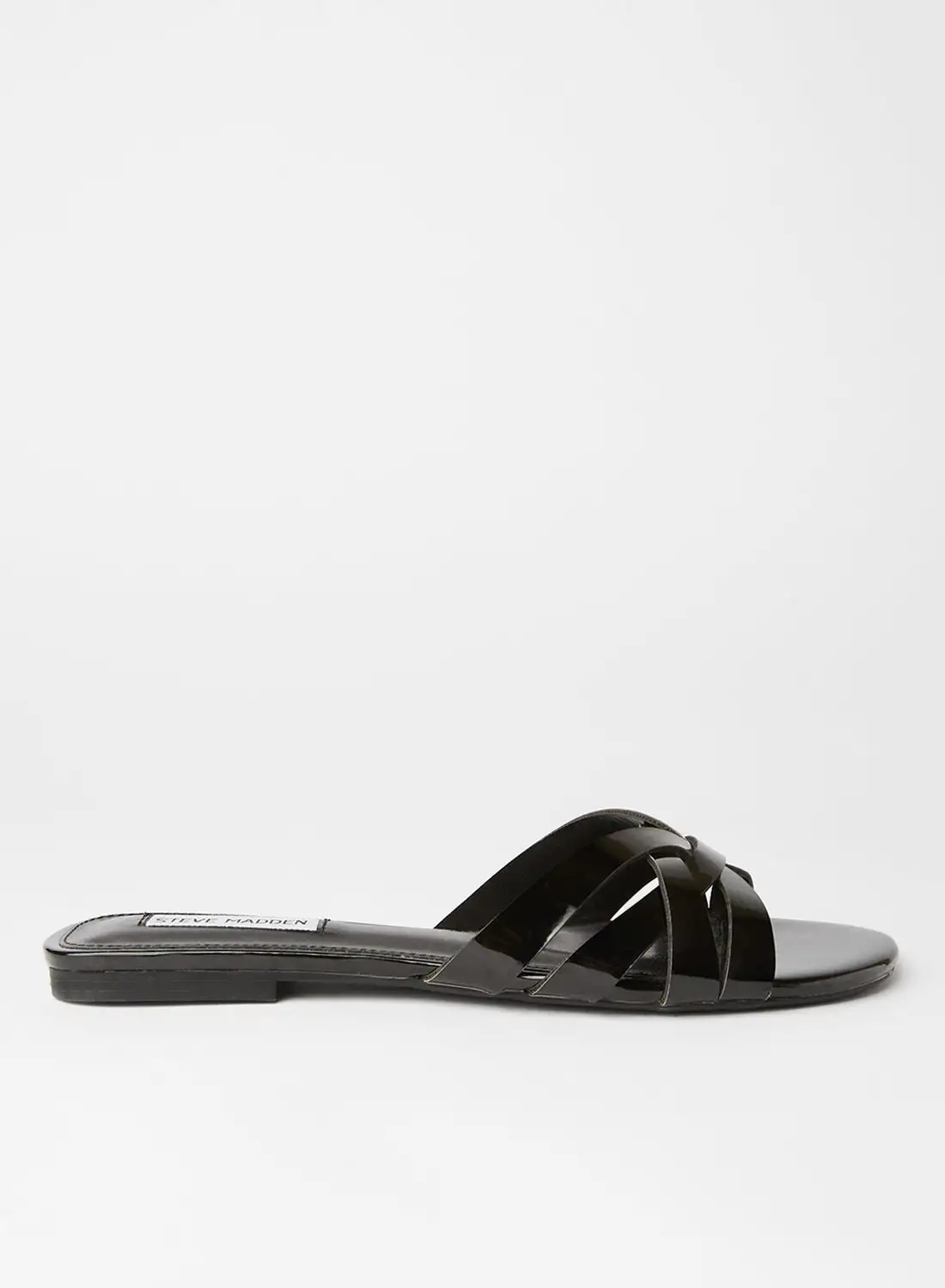 STEVE MADDEN Bexley Leather Sandals Black