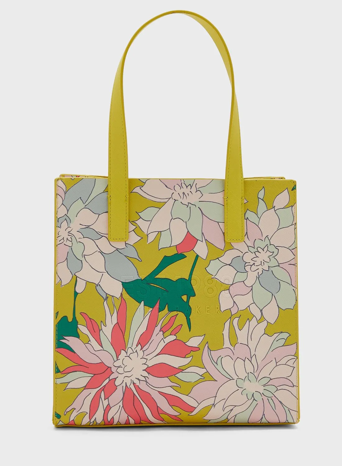 Ted Baker Flowcon Floral Printed Small Icon Tote Bag