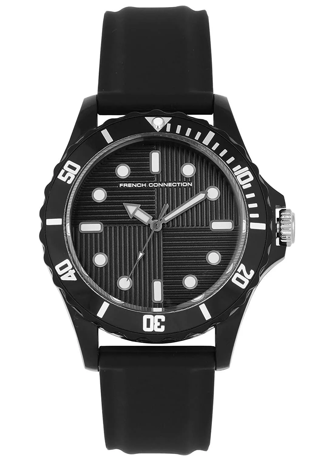 French Connection French Connection Analog Black Dial Unisex-Adult's Watch-30 mm - FC170B