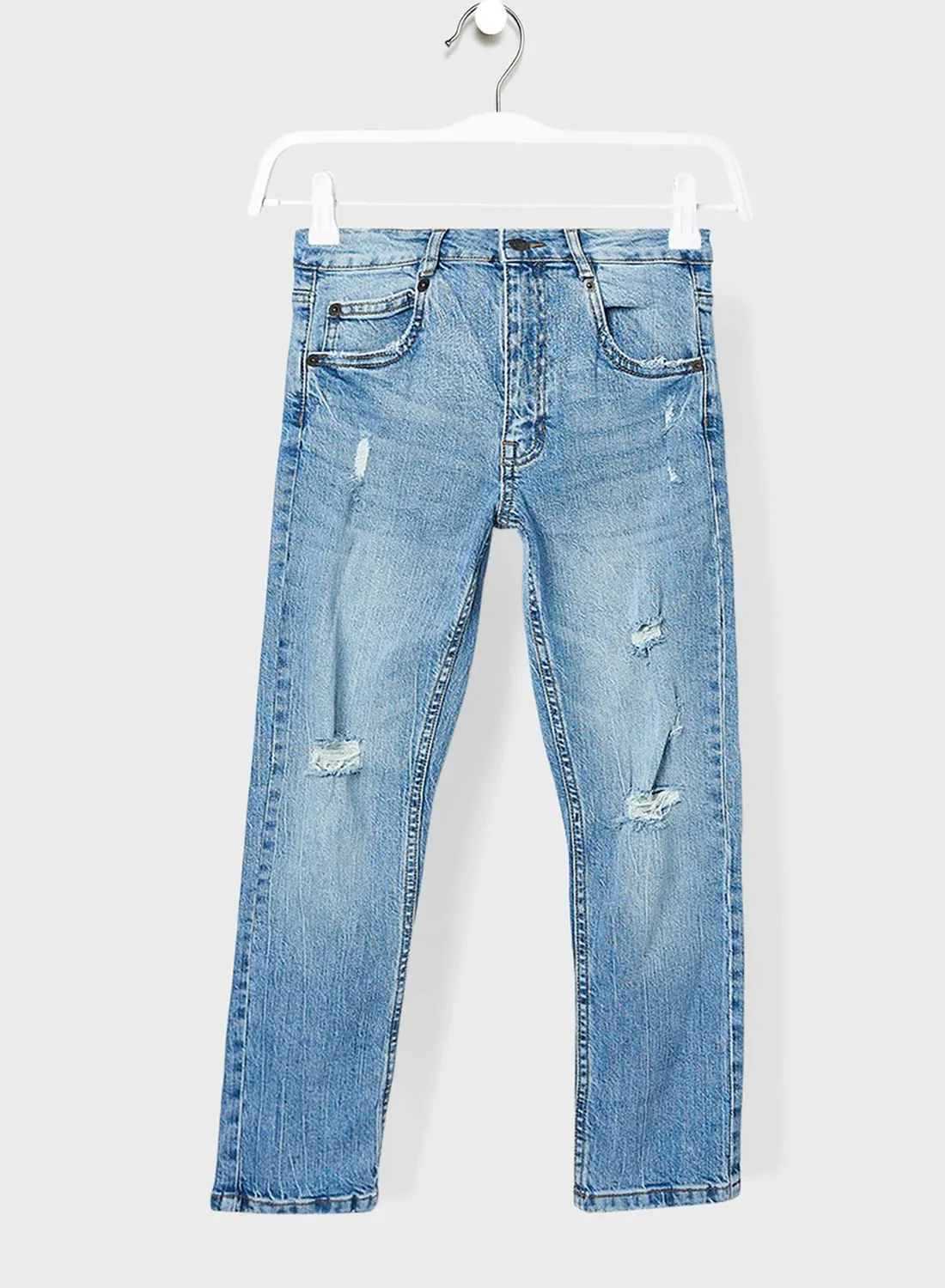 MANGO Youth Distressed Jeans