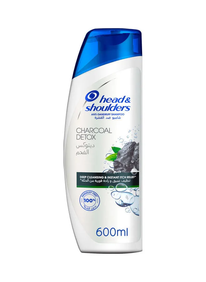 Head & Shoulders Charcoal Detox Anti Dandruff Shampoo Multicolour 600ml