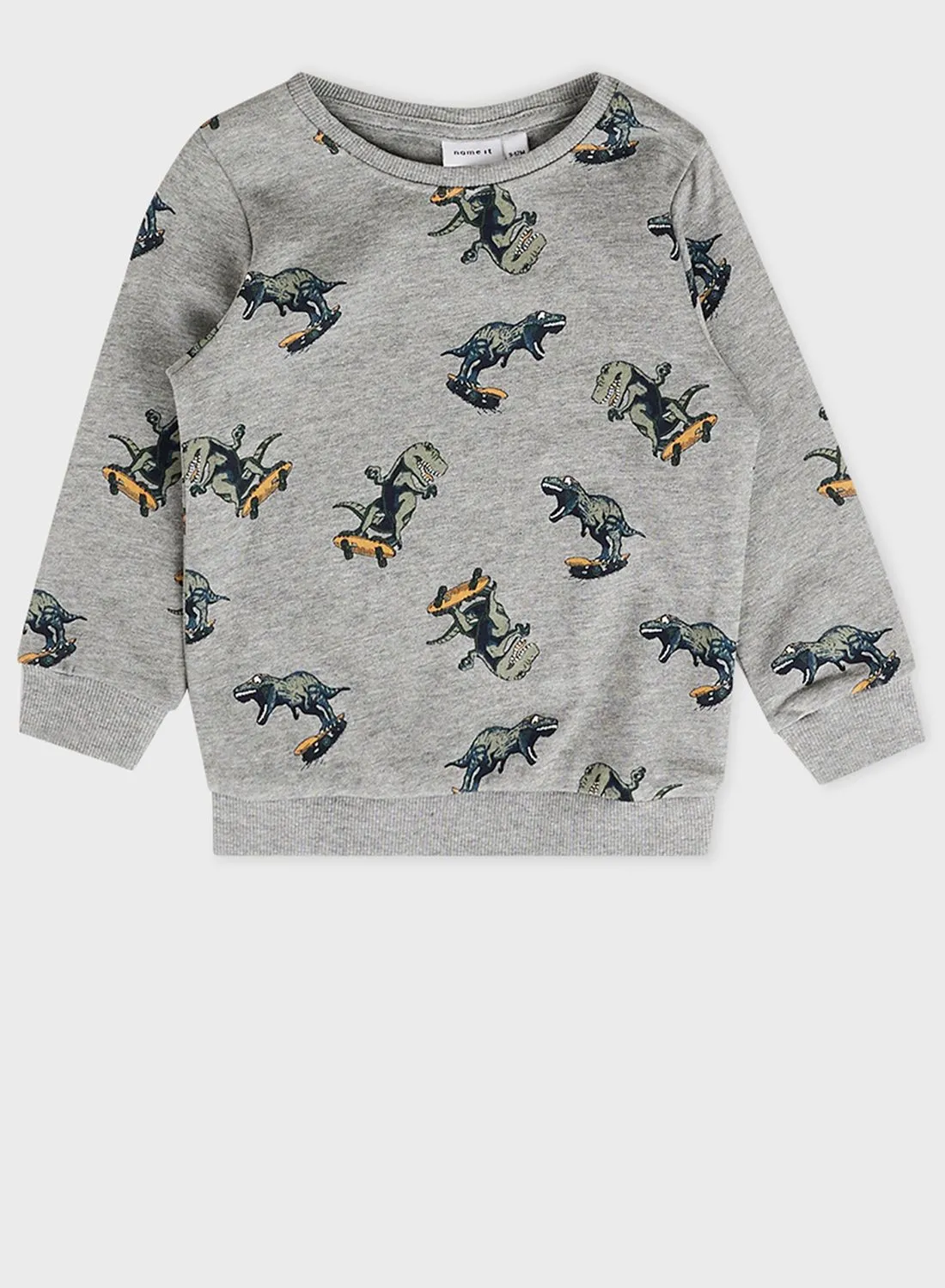 NAME IT Kids Dino Print Sweatshirt