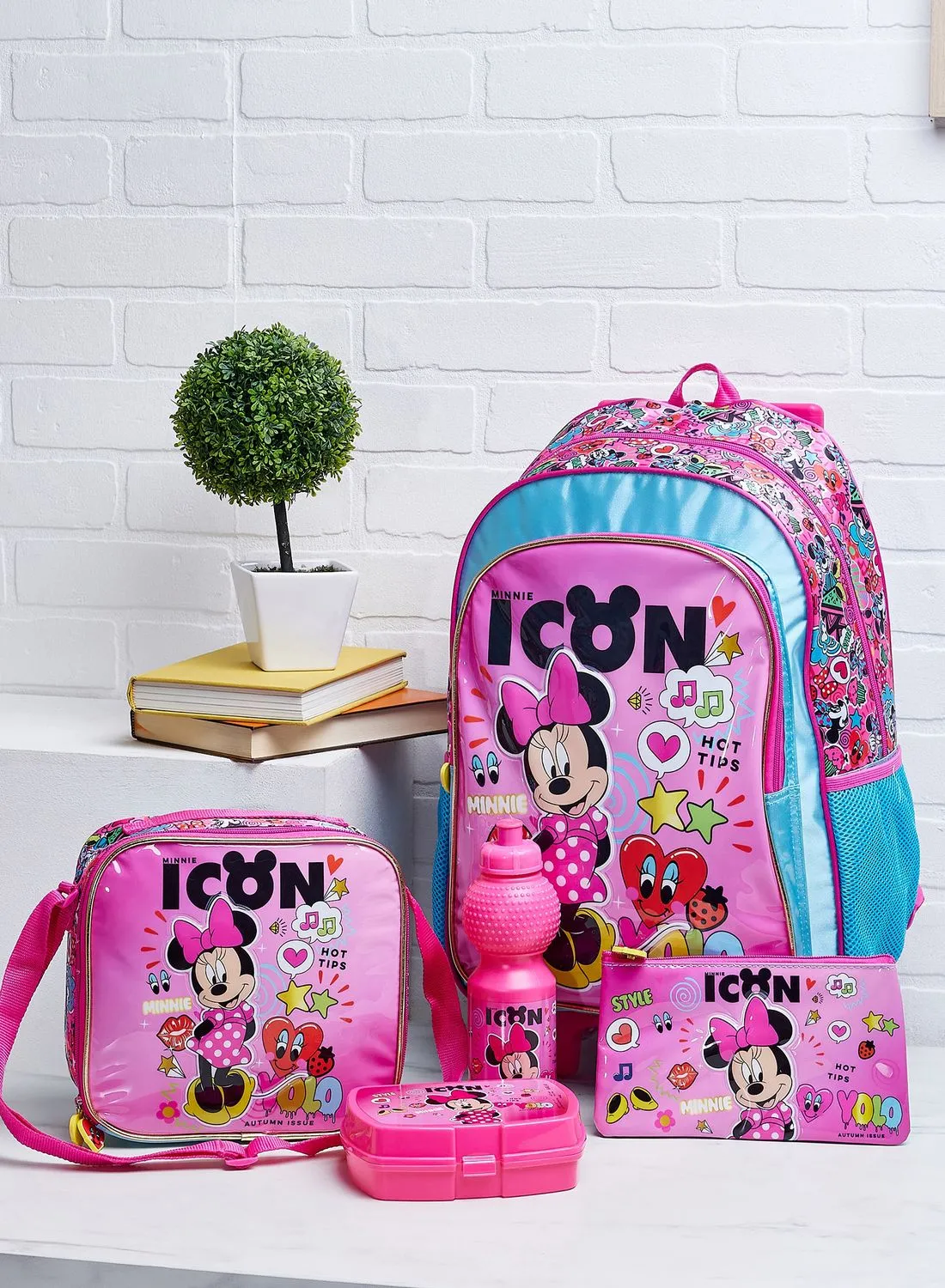 Disney_Minnie_Mouse Back To School Disney Minnie Mouse 5In1 Trolley Bo