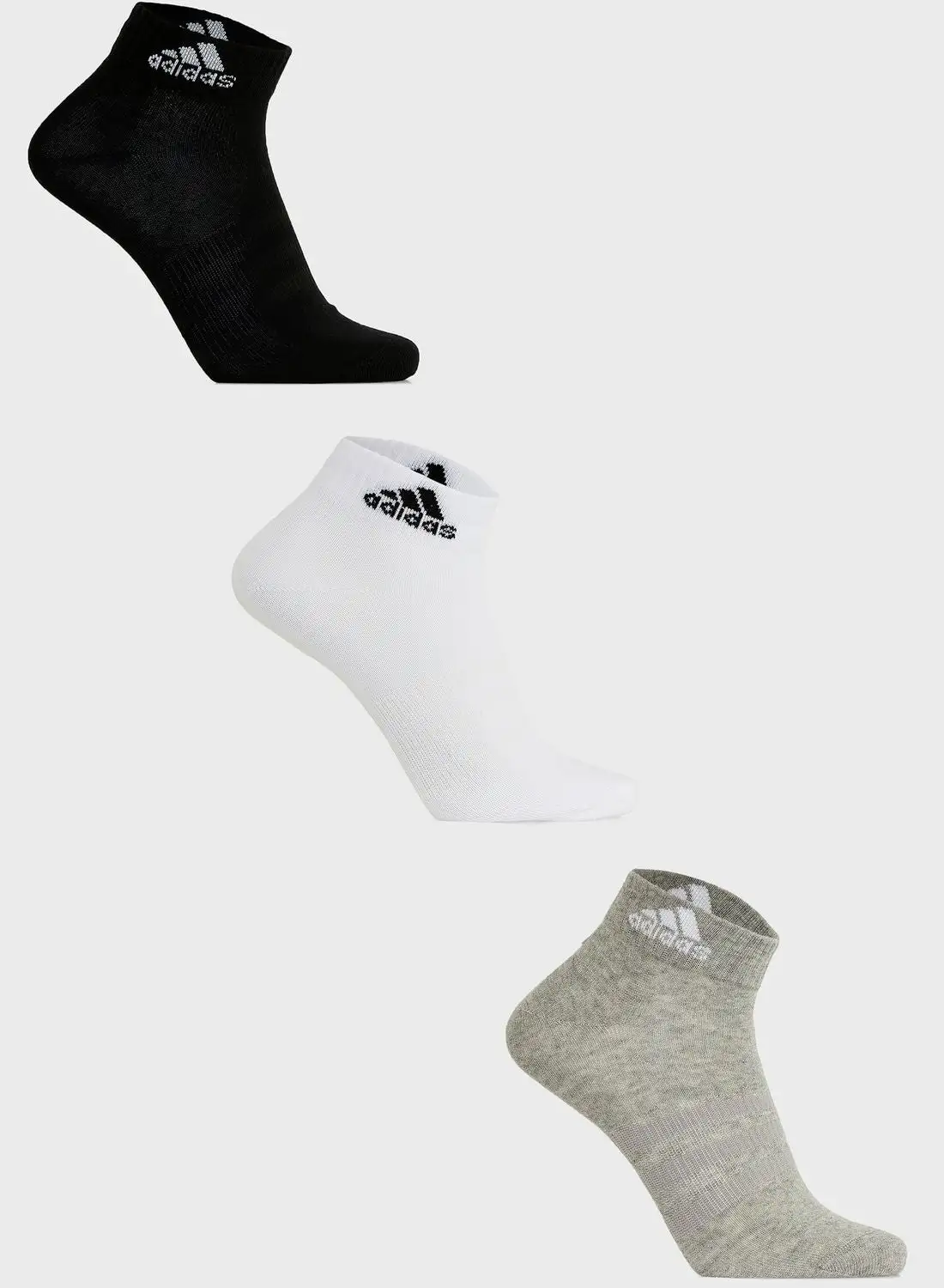 Adidas 3 Pair Ankle Socks