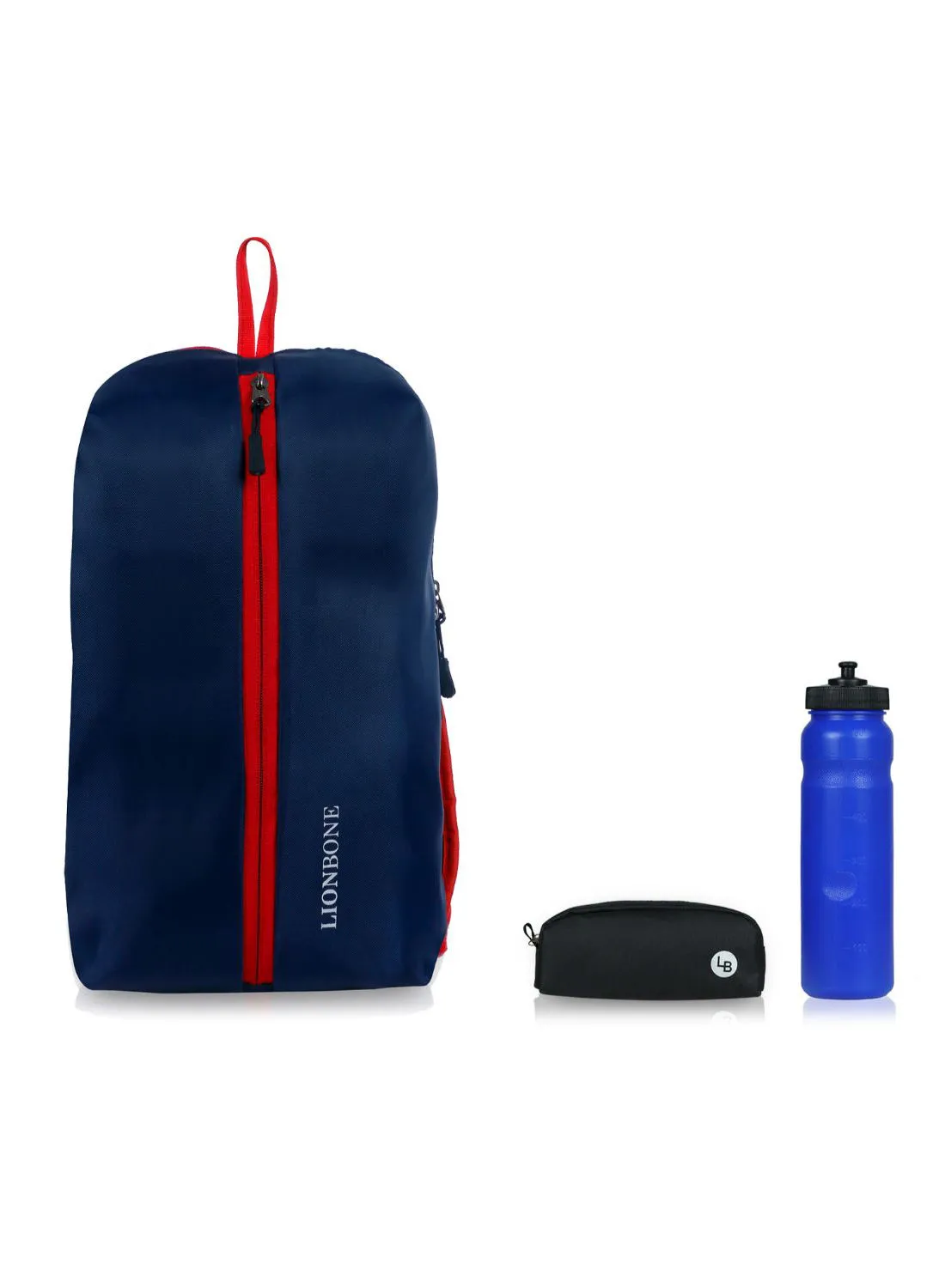 LIONBONE Combo of Backpack, Pouch and Sipper Navy