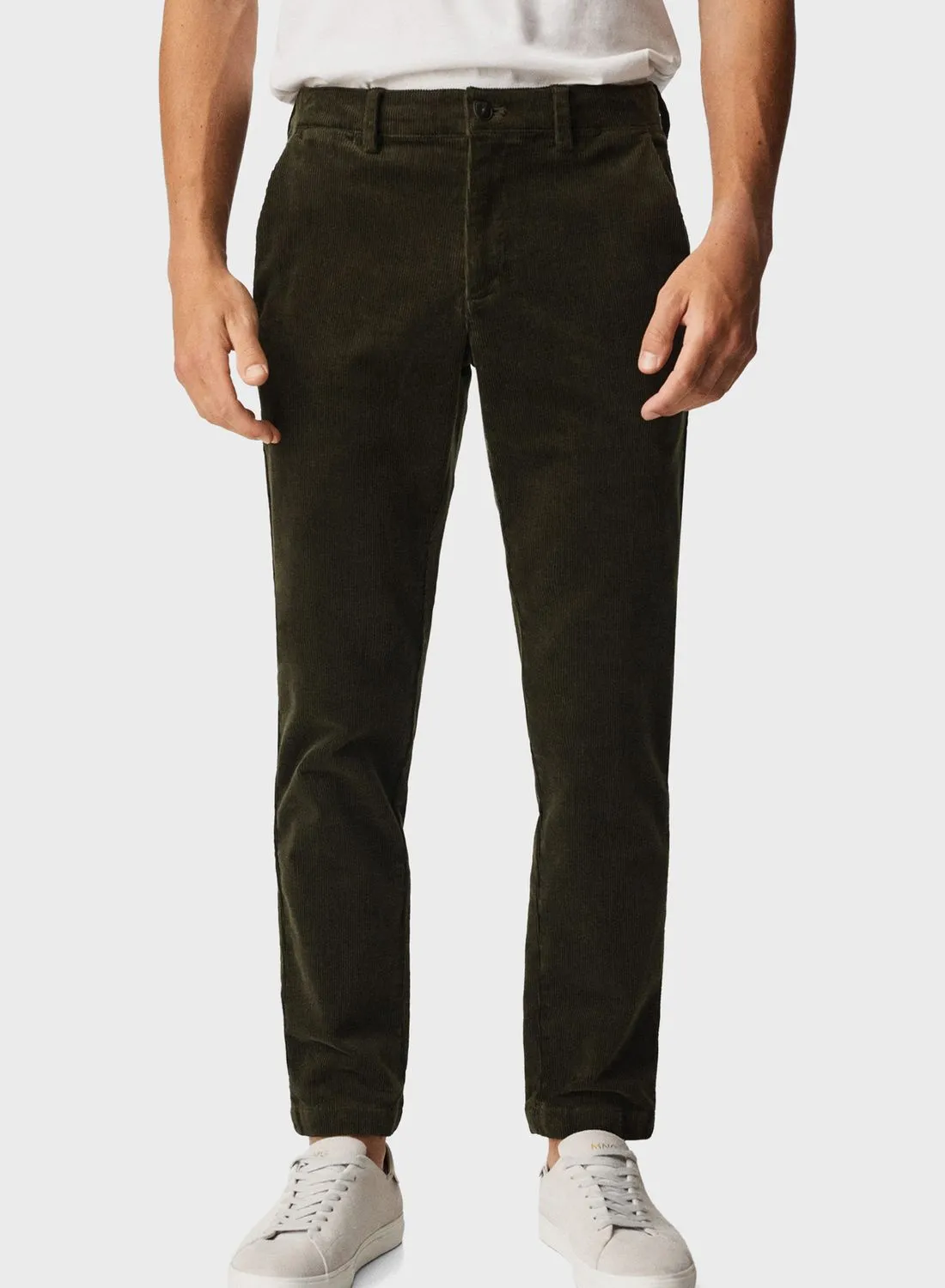 Mango Man Tapered Fit Trousers